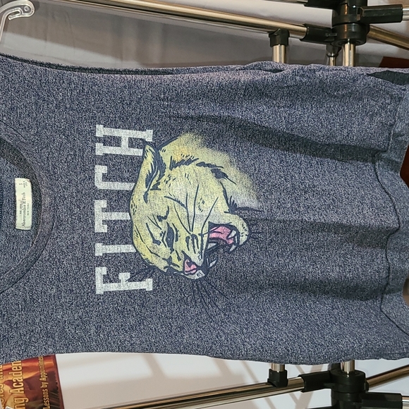 Abercrombie muscle tank Size Small navy - Picture 6 of 8